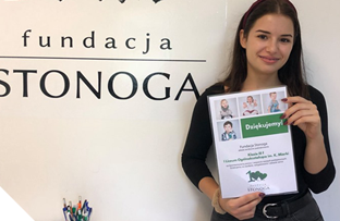 Podziękowania dla uczniów klasy III f