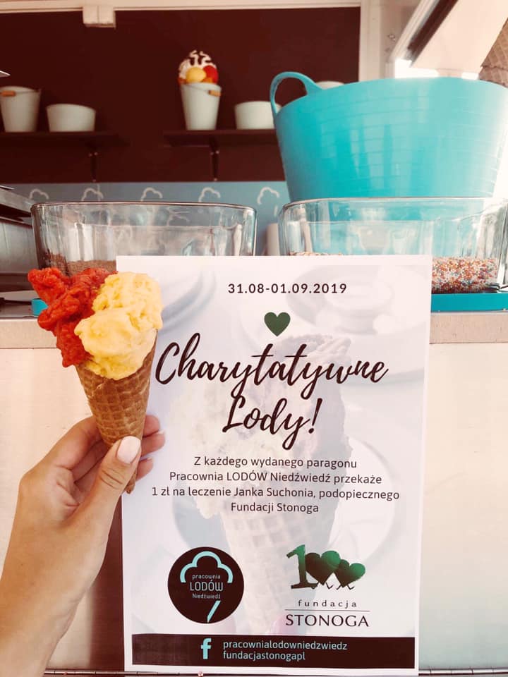 Charytatywny lodowy weekend w Lodziarni Niedźwiedź