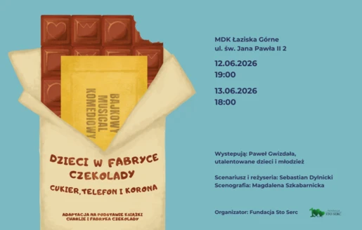 Premiera bajkowego musicalu komediowego - Dzieci w fabryce czekolady. Cukier, telefon i korona